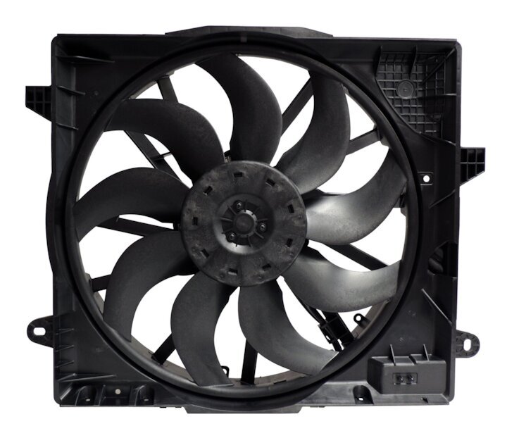 Crown Automotive 68272755AD Radiator Fan Module for 18-26 Jeep Wrangler JL & Gladiator JT with 3.6L