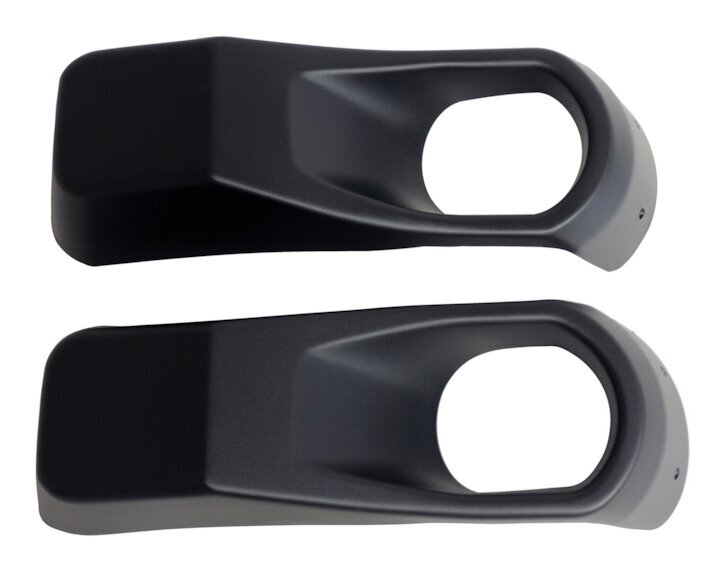 Crown Automotive 68295558K Front Fog Light Bezel Set for 18-26 Jeep Wrangler JL & Gladiator JT with Front Steel Bumper