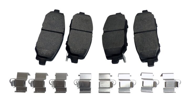 Crown Automotive 68386838AC Rear Brake Pad Set for 18-26 Jeep Wrangler JL with 13.4" Rear Rotors