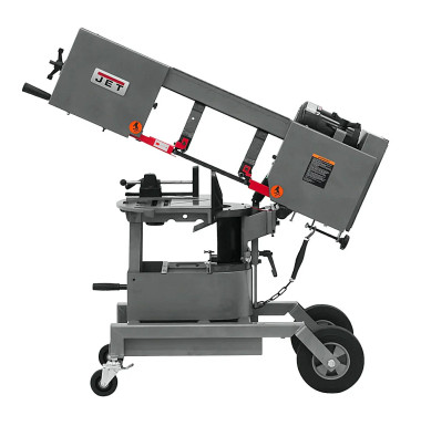 JET Tools HVBS-10 DMW 10" Horizontal/Vertical Dual Mitering Portable Band Saw , 1HP, 115V, 1 Ph