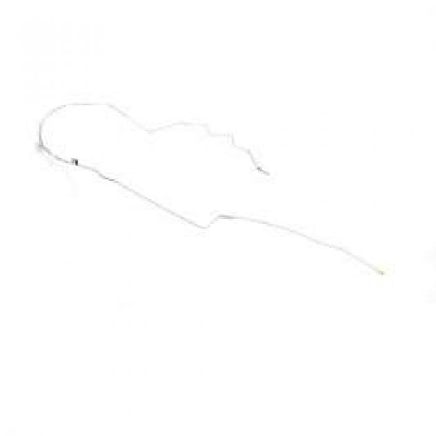 El Camino Fuel Return Line, Non Fuel Injection, One Piece 1/4 Inch, Stainless Steel, 1983-1987