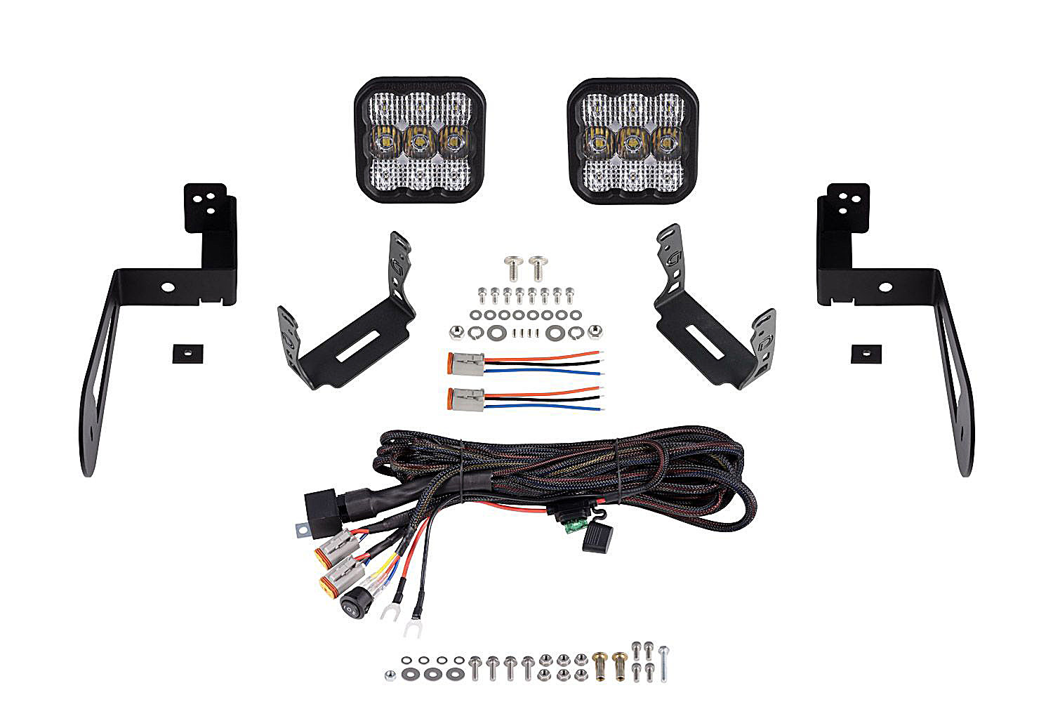 Diode Dynamics DD7275 SS5 CrossLink Bumper Pod Light Kit for 07-18 Jeep Wrangler JK