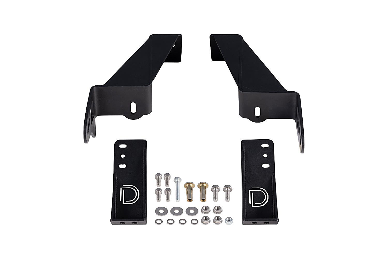Diode Dynamics DD6825P Stage Series Grille Light Bracket Kit for 18-22 Jeep Wrangler JL