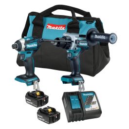 Makita 18V LXT Brushless 2 Tool Combo Kit,2x5.0Ah Batteries