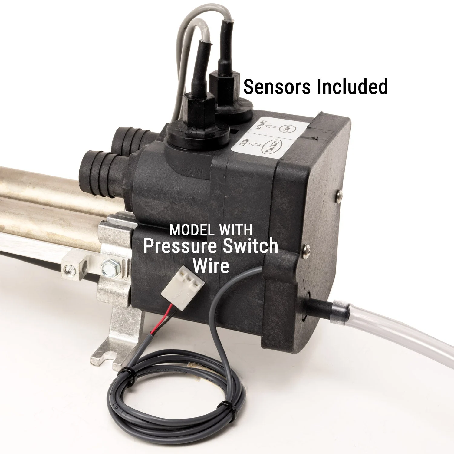 Double-Barrel Titanium Heater w/Sensors for Hot Spring/Watkins No-Fault ~ 4kW – With Pressure Switch