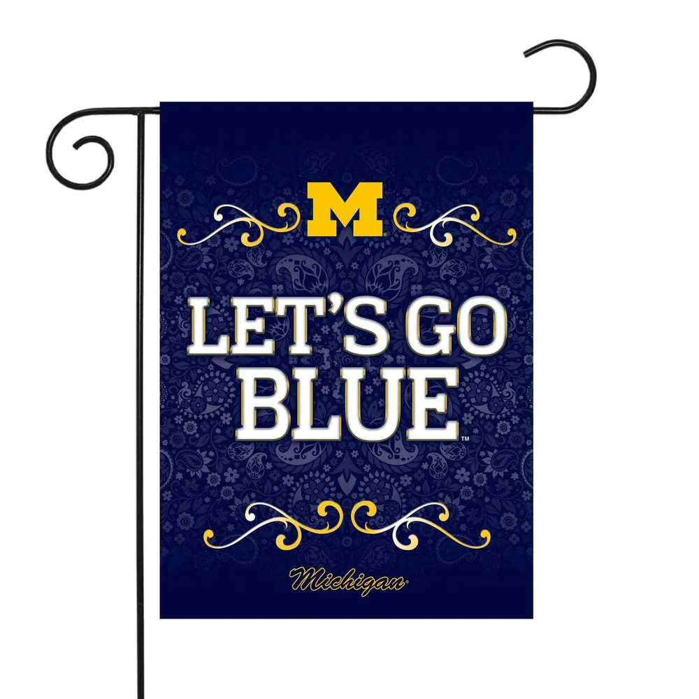 18″ x 13″ Blue and White College Michigan Wolverines Outdoor Garden Flag