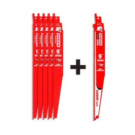 Freud Recip Blade 9”4/6 TPI 5 PK + 1 Free Blade