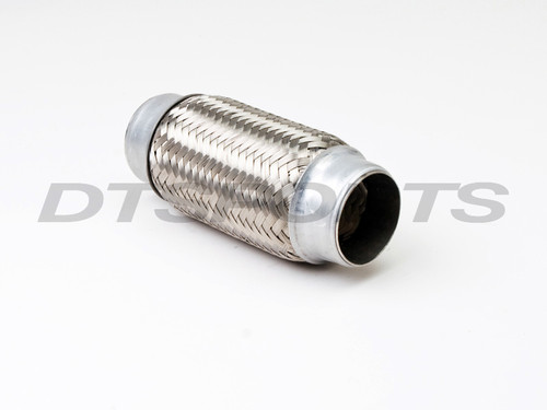 ETC DTF-3508B Stainless Steel Flexible Exhaust Coupler Pipe - 3.5" ID x 8" Long