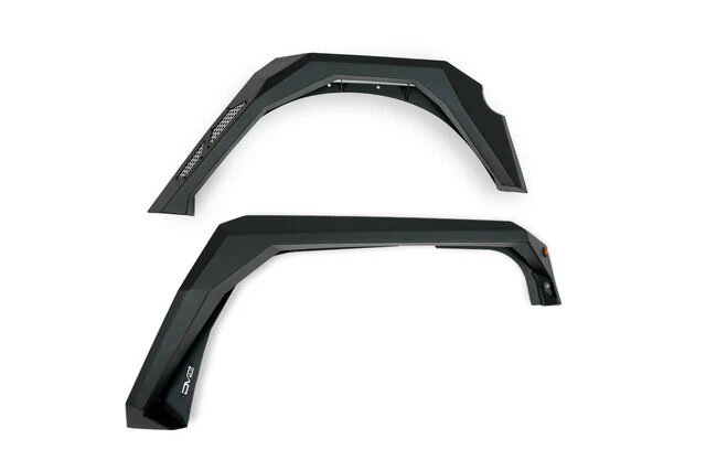 DV8 Offroad FDJK-09 Armor Fender Flares Front & Rearfor 07-18 Jeep Wrangler JK
