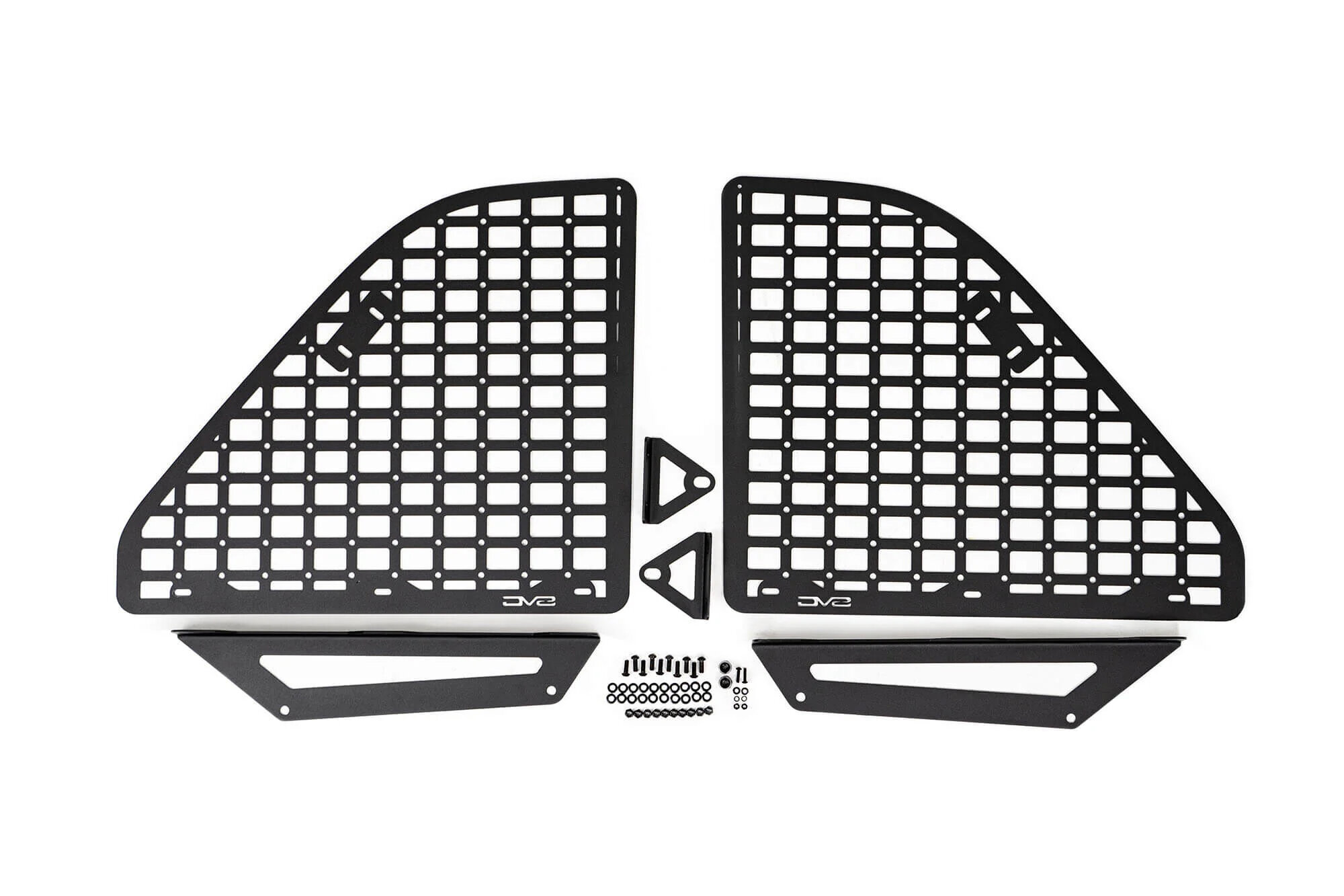DV8 Offroad MPJL-01 Rear Window MOLLE Storage Panels for 18-26 Jeep Wrangler JL Unlimited 4-Door