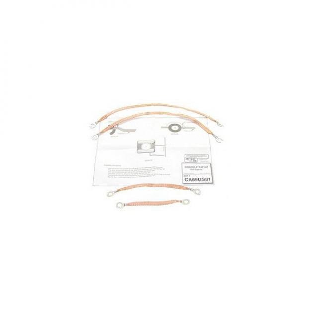Camaro Ground Strap Set, Engine Compartment, 1969