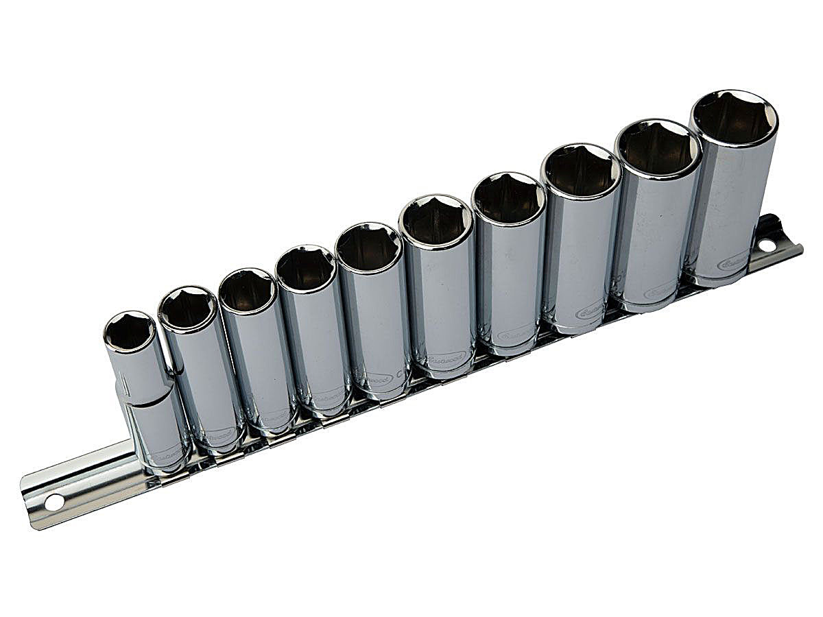 Eastwood 32172 10pc - 3/8 Inch Drive MM Deep Socket Set