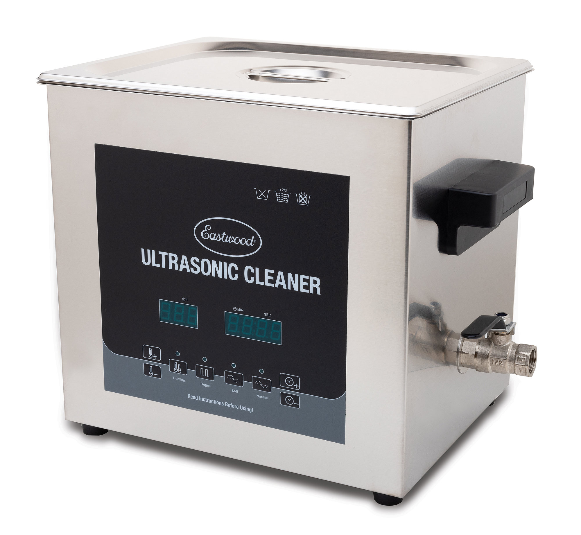 Eastwood 33969 9L Heated Ultrasonic Cleaner with Degas
