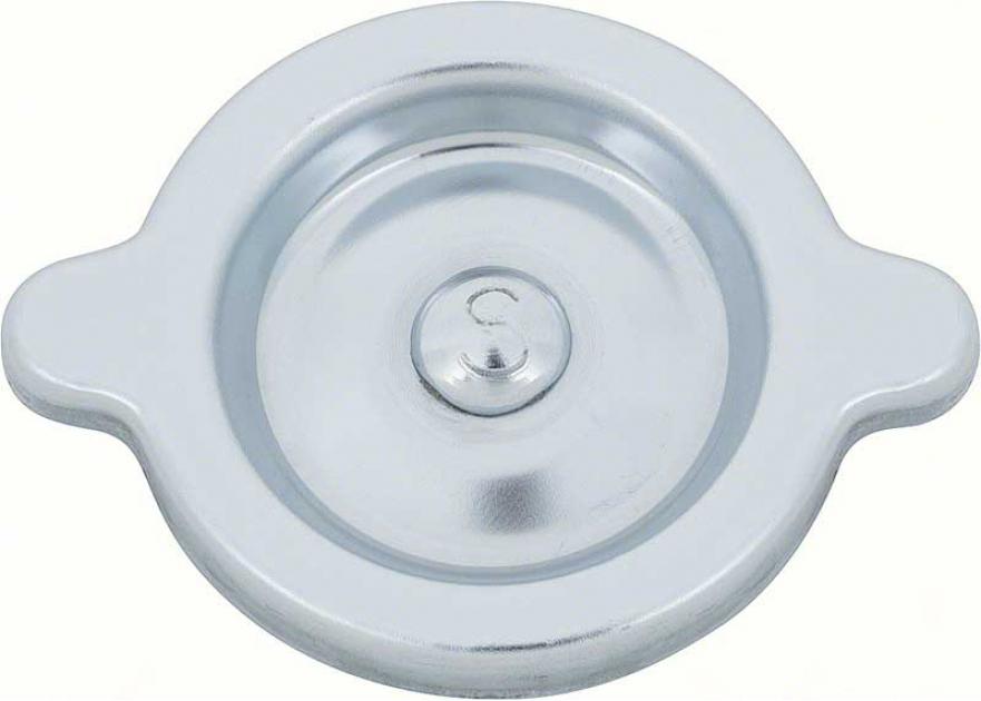 1964-81 Chevrolet, Oil Filler Cap, with "S" Marking, V8, Zinc Coated, Factory Correct