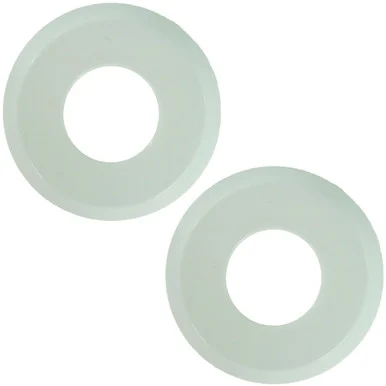 Efficient Pool Organization: 4.5″ White Escutcheon for D48mm Pool Handrails – Set of 2