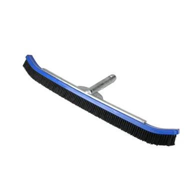 Effortless Pool Wall Cleaning with 24″ Blue Curved Wall Brush: Durable, Easy-to-Use, Nylon Bristles