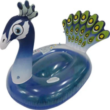Elegant Fun for Your Pool! 4.75′ Purple Inflatable Peacock Pool Float