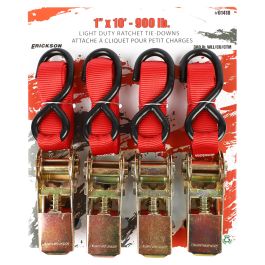 Erickson Ratchet Straps 1" x 10' - 900lb
