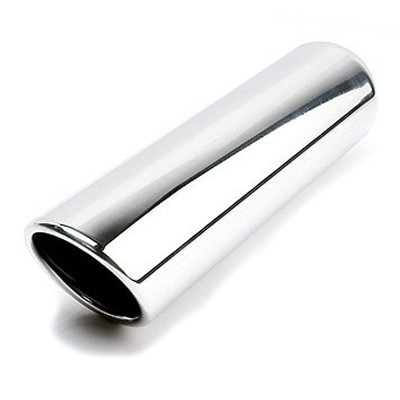 ETC DT-243018RAC Stainless Exhaust Tip Rolled Angle Cut 2.25" Inlet 3" Out 18" L