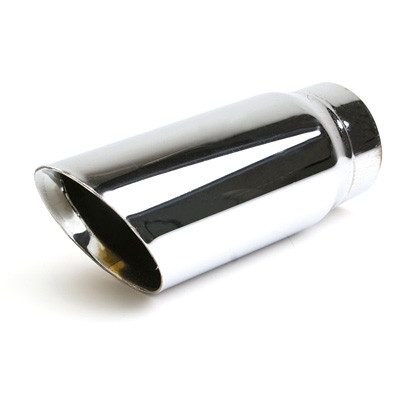ETC DT-25112 Stainless Exhaust Tip Sharp Edge Angle 2.5" Inlet 3.5" Outlet 9" L