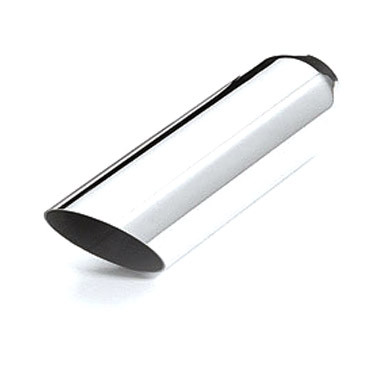 ETC DT-252590AC Stainless Exhaust Tip Angle Cut - 2.5" Inlet - 2.75" Outlet 9" L