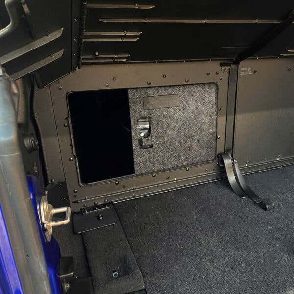 EZ 4X4 1907 0060 EZ-Rear Sliding Panel with Lock for 07-26 Jeep Wrangler JK & JL
