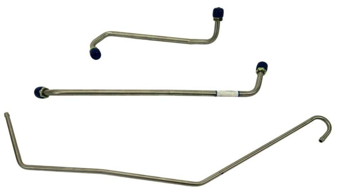 Shafers Classic Reproductions 1969 Chevrolet Camaro Gas Lines (Pump To Carb) Stainless Steel GLK209S