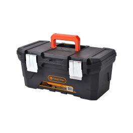 Tactix Plastic Tool Box w/ Heavy Duty Latches 16″