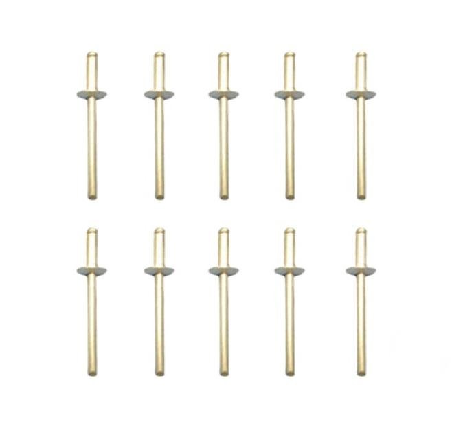 Redline Restomotive 1967-1968 Chevrolet Camaro Rally Sport Headlight Door Molding Rivet Set
