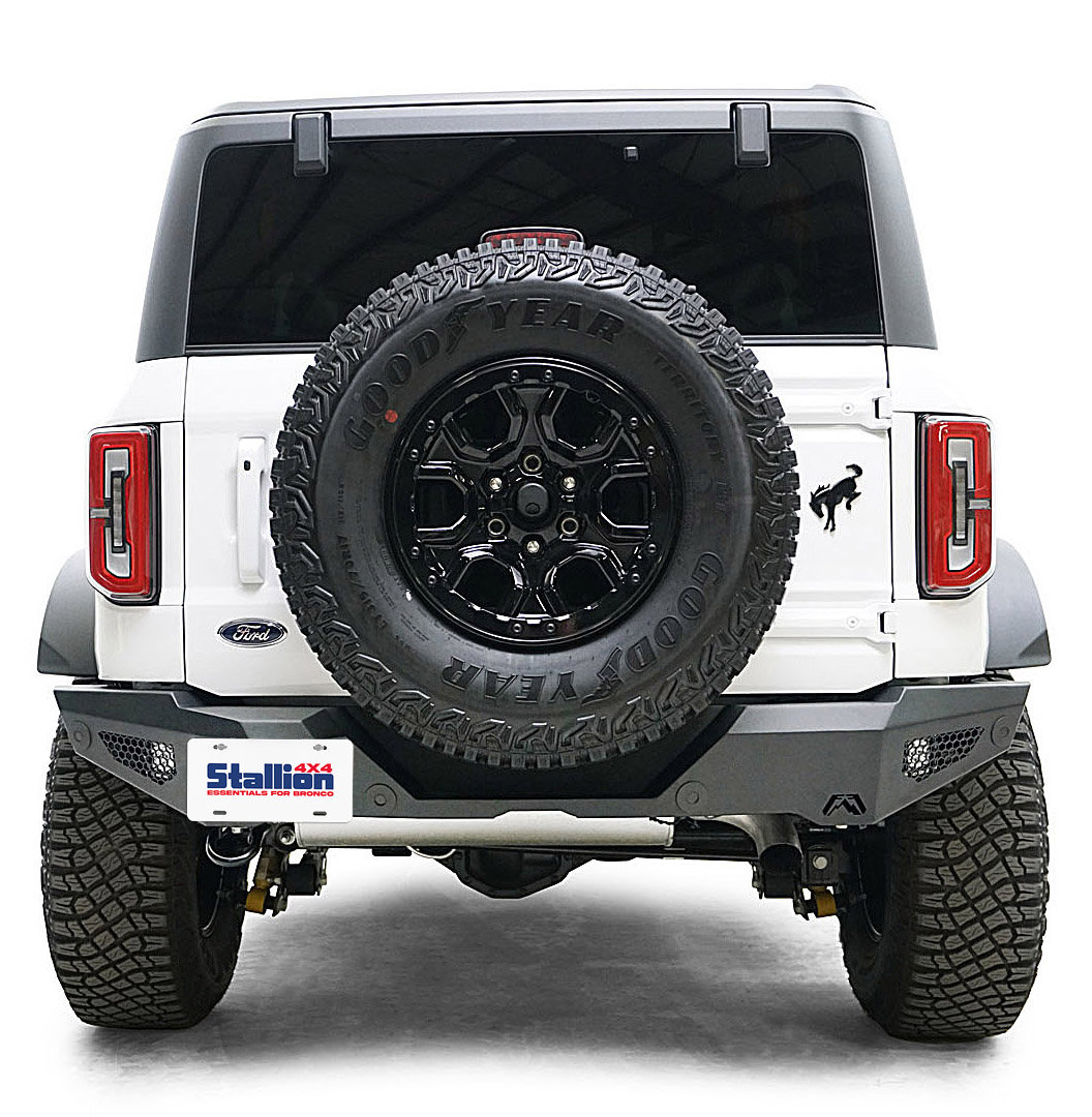 Fab Fours Standard Rear Bumper for 21-26 Ford Bronco