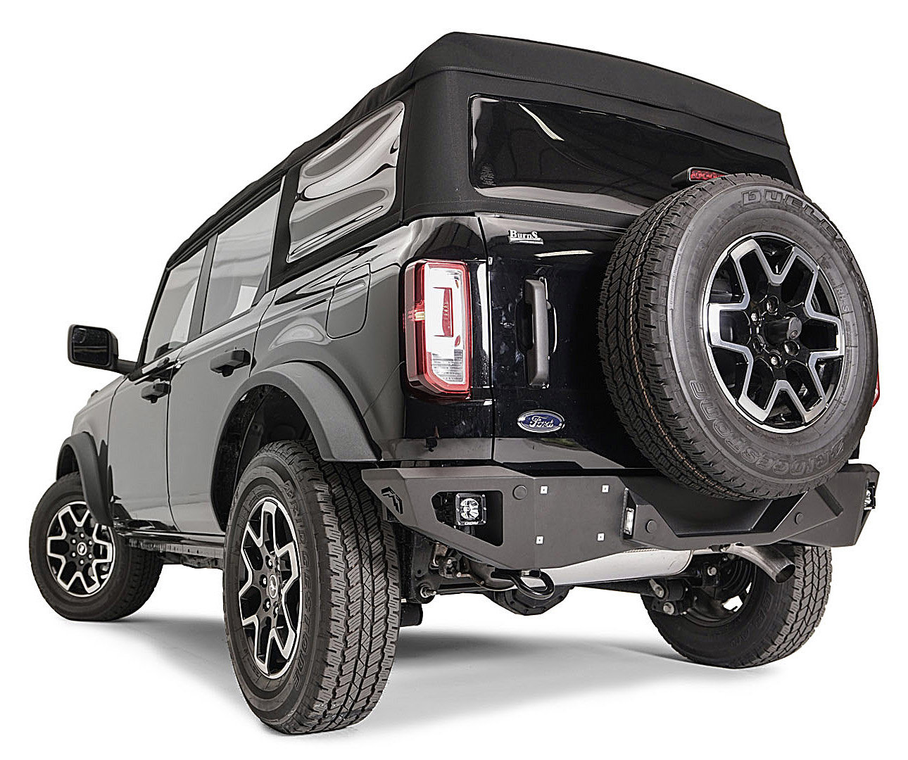 Fab Fours Vengeance Rear Bumper for 21-26 Ford Bronco