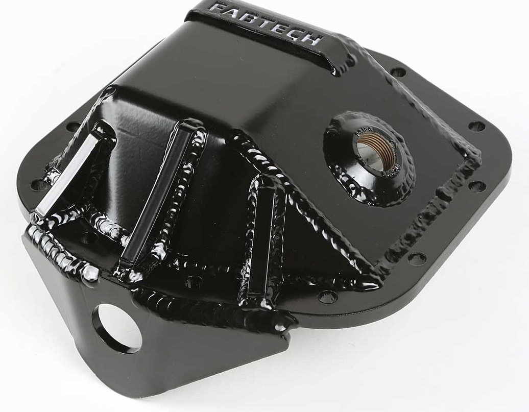 Fabtech FTS24299 Front Differential Cover Skid Plate-M210 Axle for 18-26 Jeep Wrangler JL Rubicon & Gladiator JT