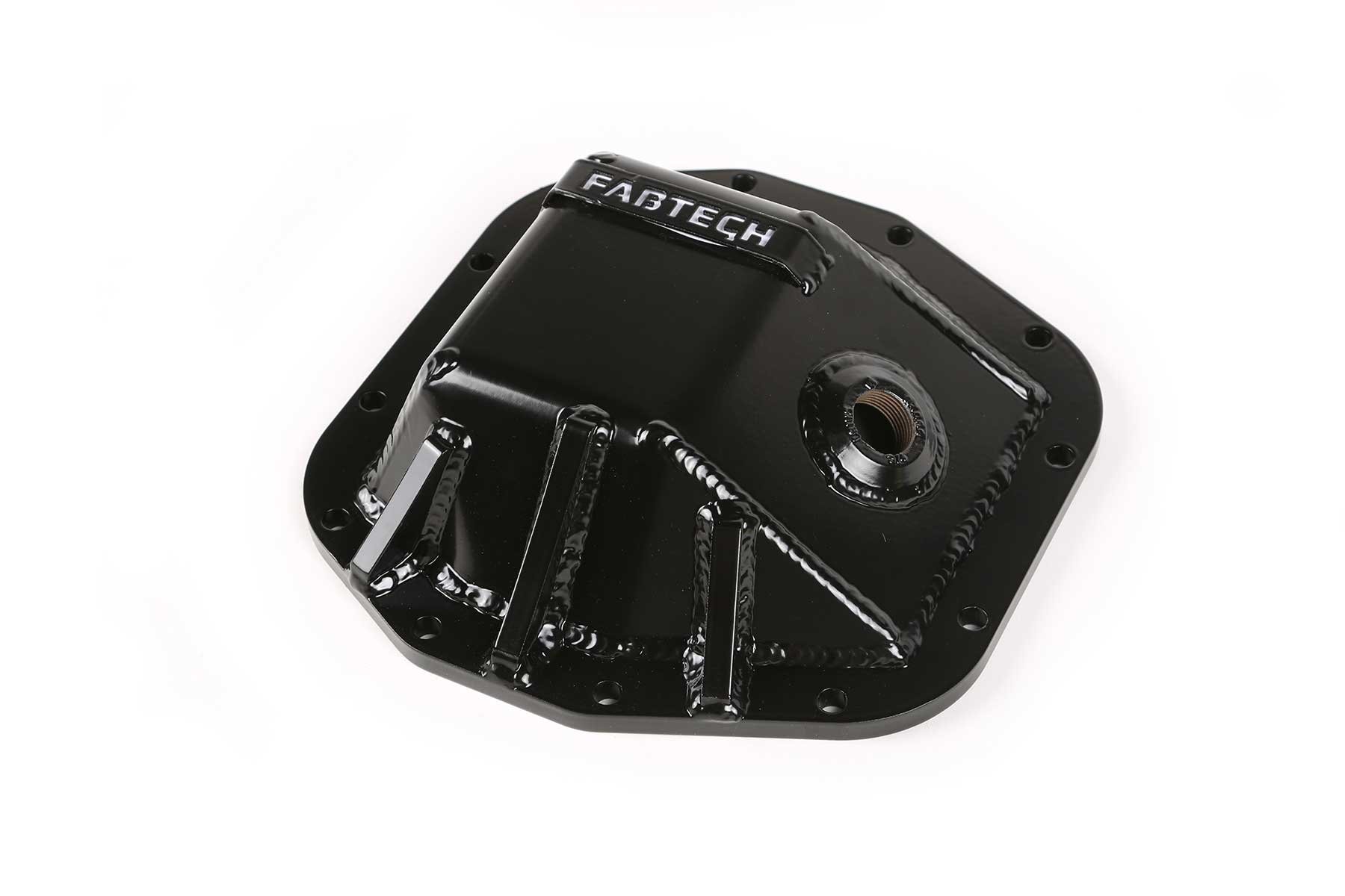 Fabtech FTS24300 Rear Differential Cover Skid Plate-M220 Axle for 18-26 Jeep Wrangler JL Rubicon & Gladiator JT