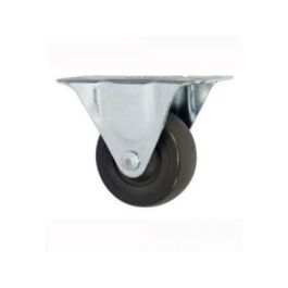 Faultless 2 Inch X 1 Inch Hard Rubber Rigid Caster 150Lbs