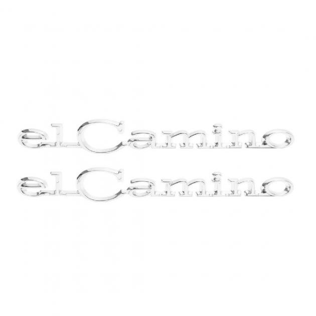 Trim Parts 68-69 El Camino Rear Quarter Emblem, El Camino, Pair 4850