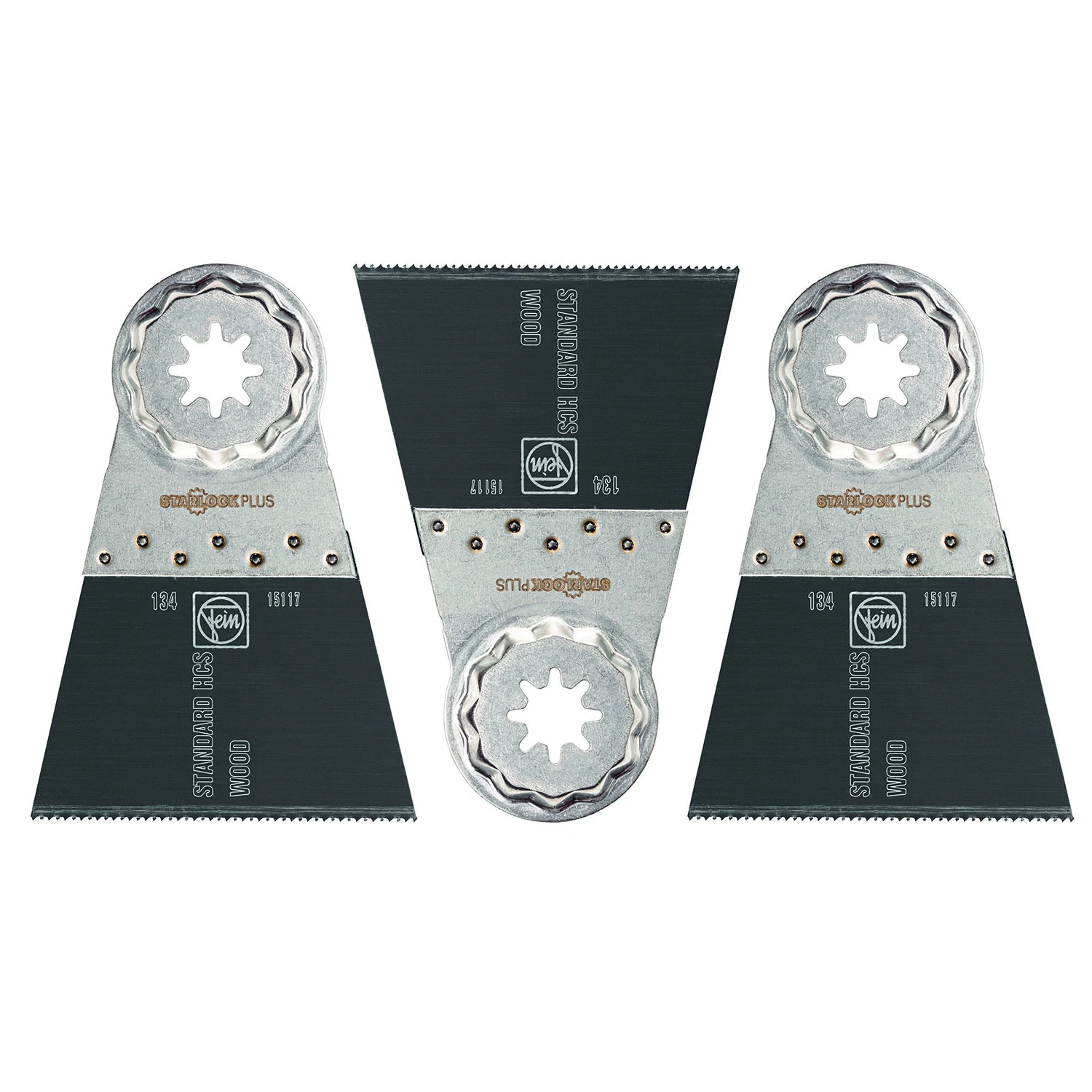 Fein Starlock 2-9/16 In. Steel Universal E-Cut Oscilating Blade (3-Pack)