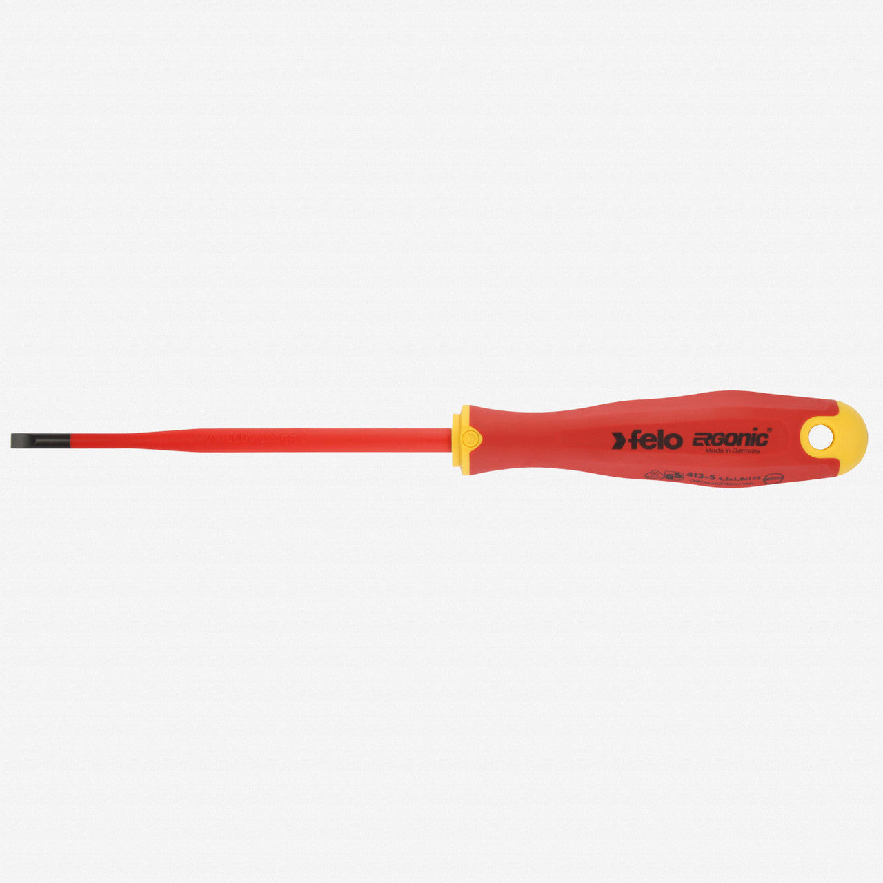 Felo E-slim Insulated 5.5 x 125mm Slotted Screwdriver