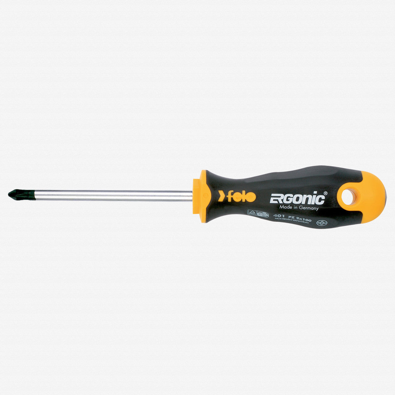 Felo Ergonic #1 x 80mm Pozidriv Screwdriver