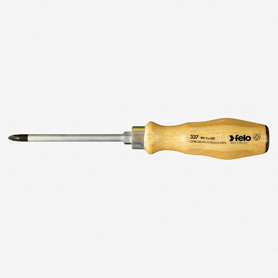 Felo Phillips #3 x 150mm Wood Handle Screwdriver