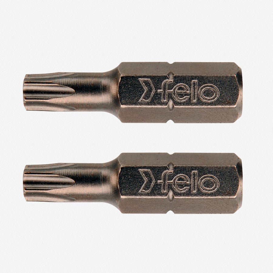 Felo TORX T20 x 25 mm Bits- 2 Pieces