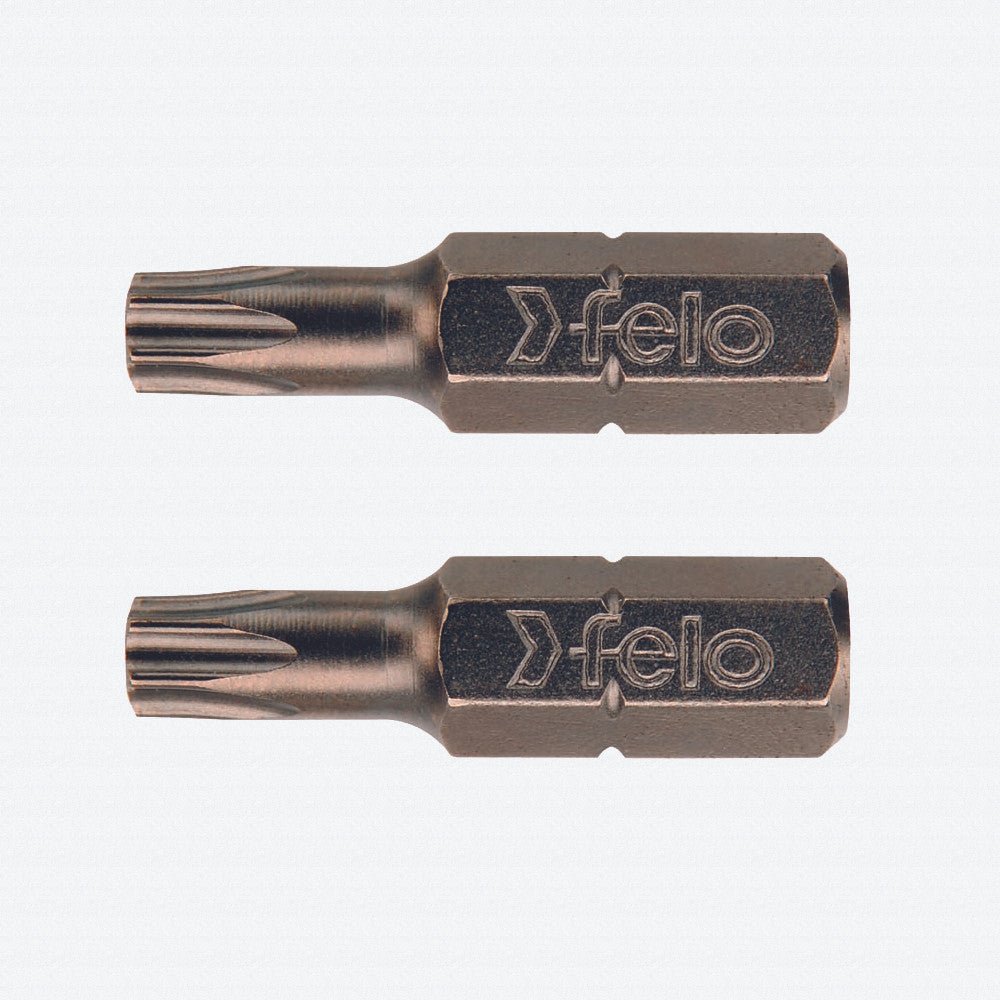 Felo TORX T6 x 25 mm Bits- 2 Pieces
