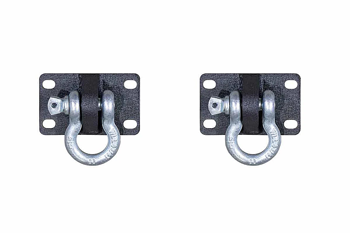Fishbone Offroad FB22344 D-Ring Mount Set for 07-26 Jeep Wrangler JK, JL & Gladiator JT