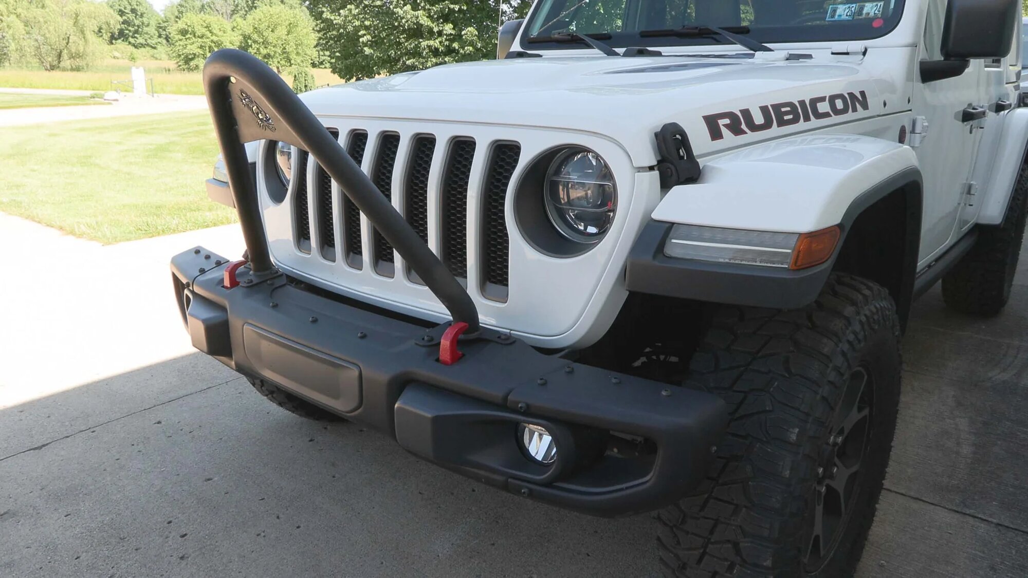 Fishbone Offroad FB21460 Stinger Bar 18-26 Jeep Wrangler JL & Gladiator JT with Factory Steel Bumper