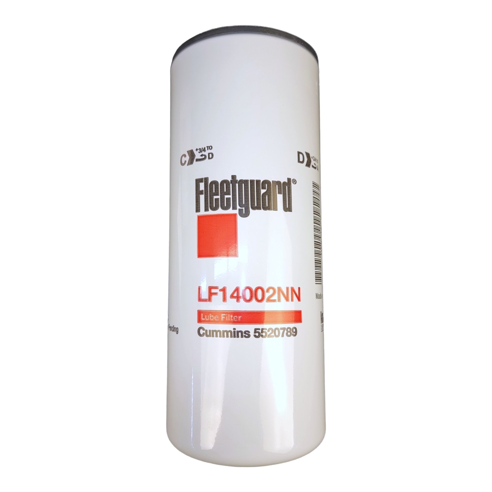 Fleetguard LF14002NN Nano Net Oil Filter Replaces Cummins 5520789