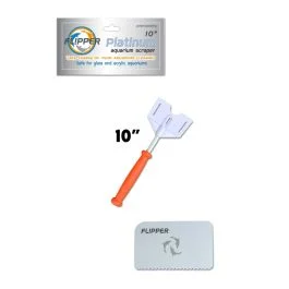 Flipper Platinum Aquarium Scraper 10in (CLOSEOUT)