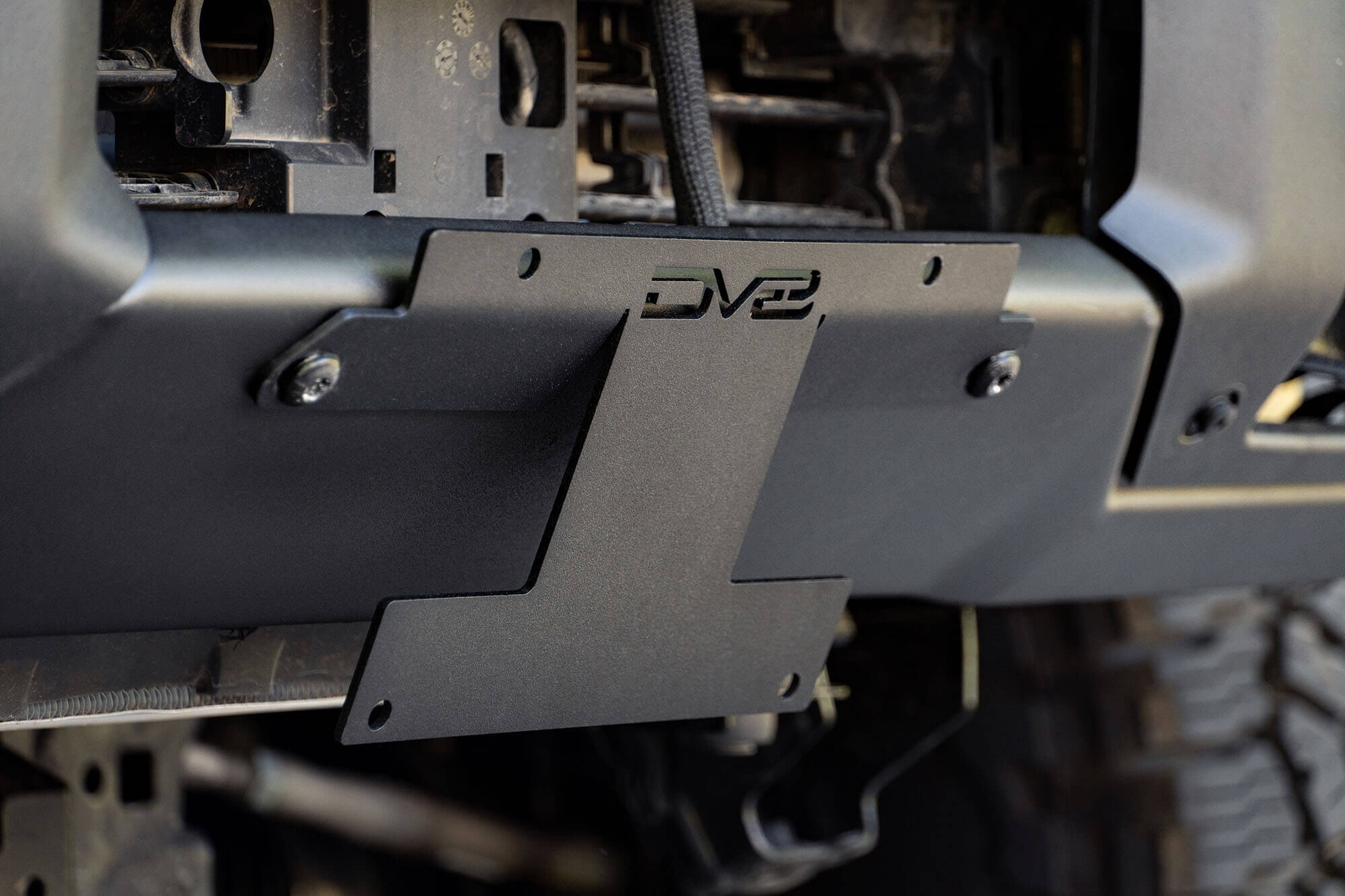 DV8 Offroad LPBR-01 Front License Plate Relocation Kit For 21-26 Ford Bronco