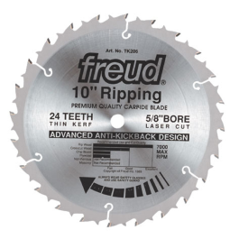 Freud 10" Saw Blades - 24T Ripping