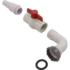 GAME Ball Valve [Intex Pools, w/ Elbow, 40 mm Union] (4563)