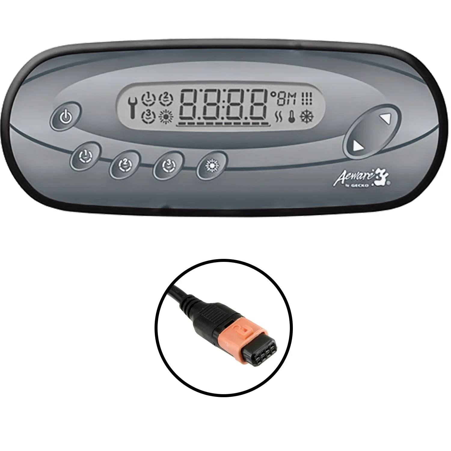 Gecko in.k450 7″W Topside Keypad