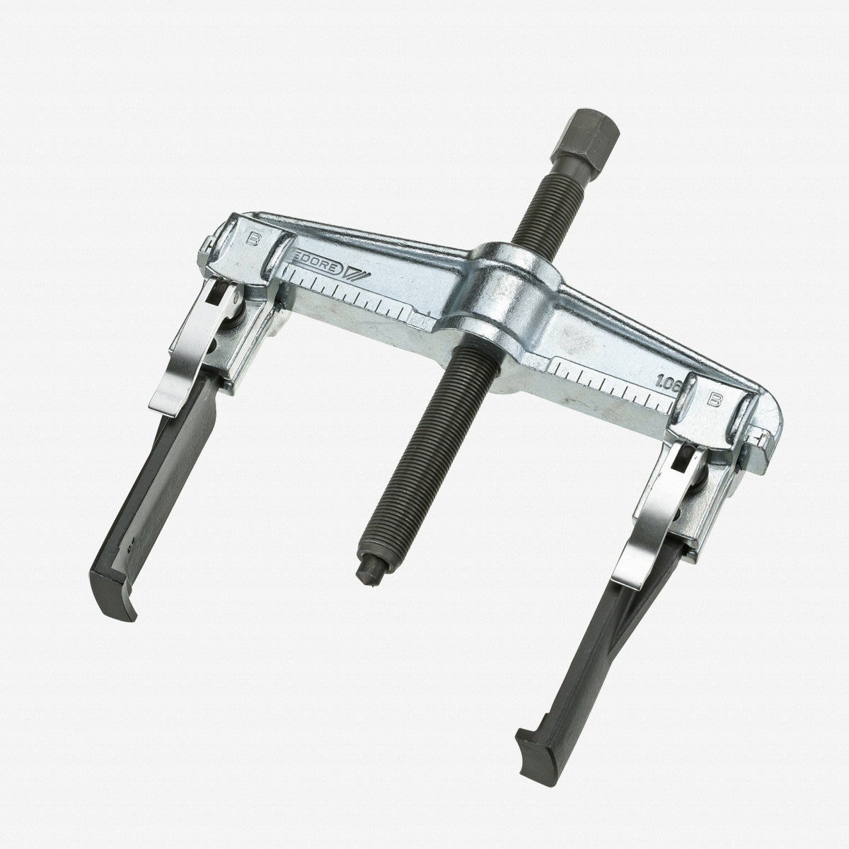 Gedore 1.06/S2A-E Quick-release puller, 2-arm pattern, with slim legs 200x150 mm